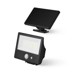 Motion Sensing Outdoor Security Flood Light, Dusk to Dawn, Black